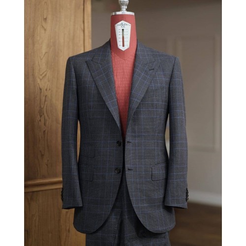 Charcoal Glen Check by Browns Tailor
